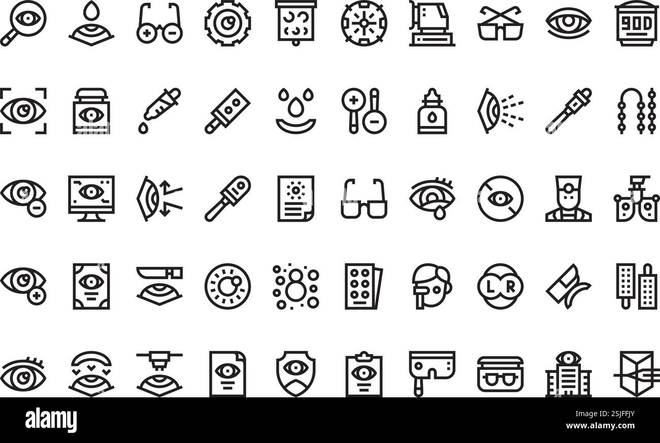 Collection d'icônes vectorielles de haute qualité avec contour modifiable. Idéal pour les projets professionnels et créatifs. Illustration de Vecteur