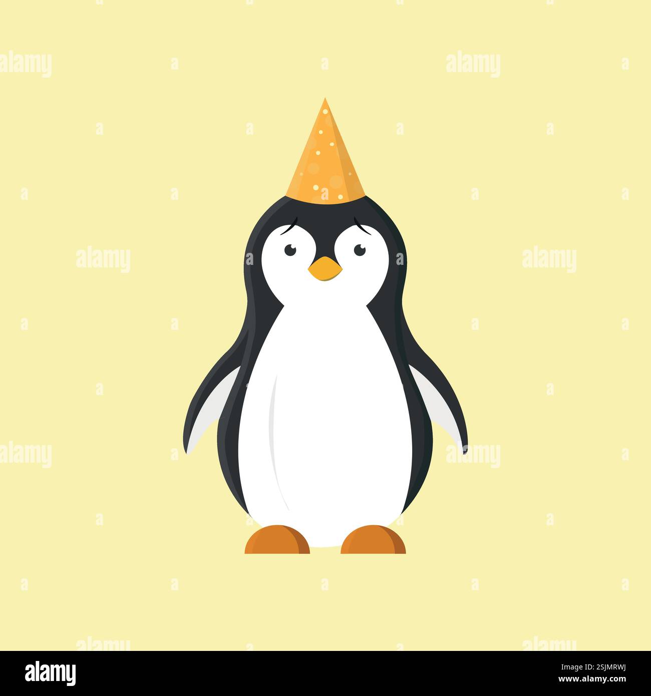 Illustration vectorielle de pingouin mignon Illustration de Vecteur