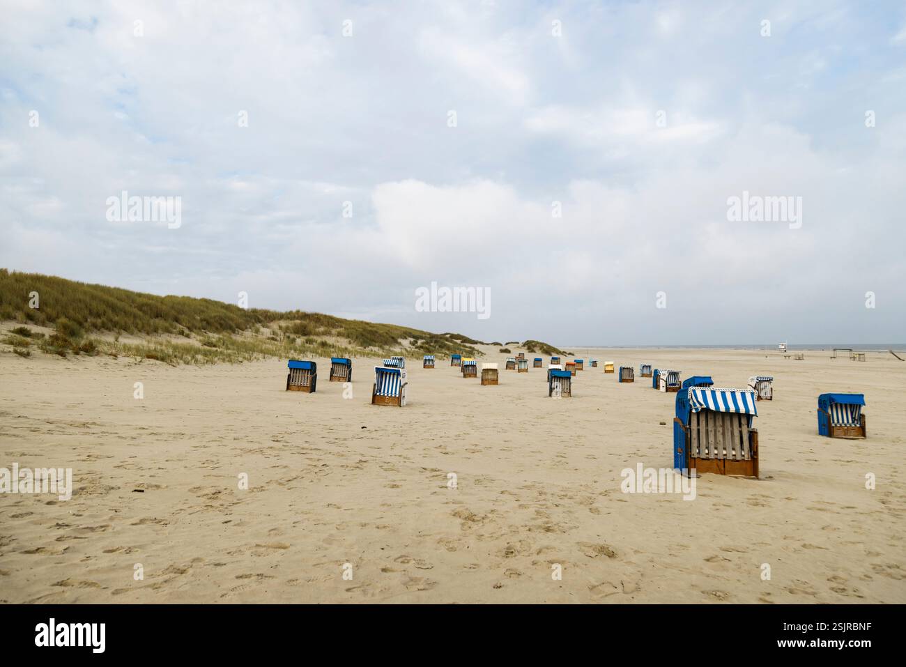 Juist, île de la mer du Nord, plage Banque D'Images