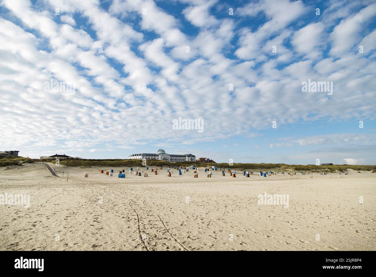 Juist, île de la mer du Nord, plage Banque D'Images
