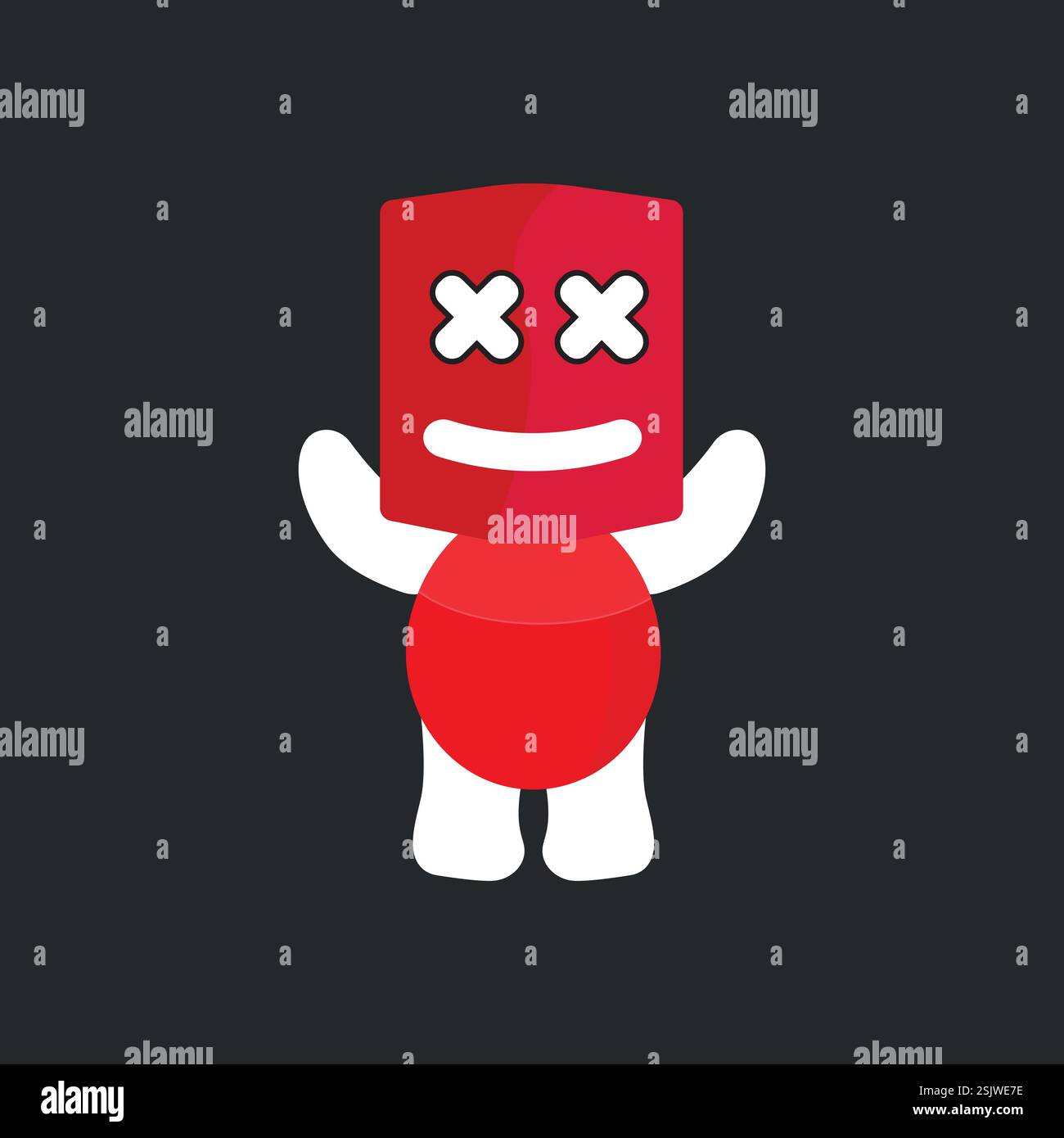 Illustration vectorielle de caractère mignon Illustration de Vecteur