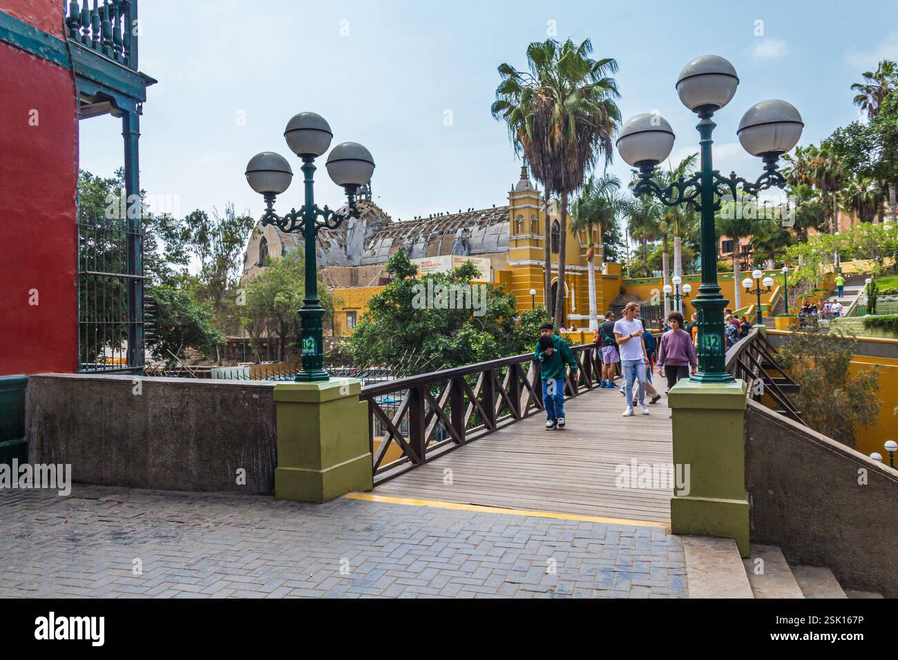Puente de los Suspiros (Pont des Soupirs), Barranco District - Lima, Pérou Banque D'Images