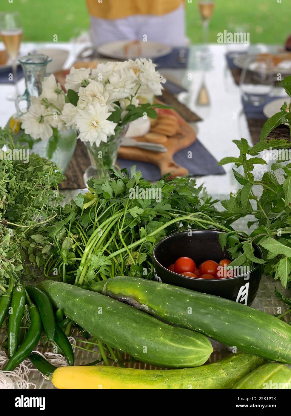 La vie sur une ferme de loisirs - Image de stock capturée avec un smartphone