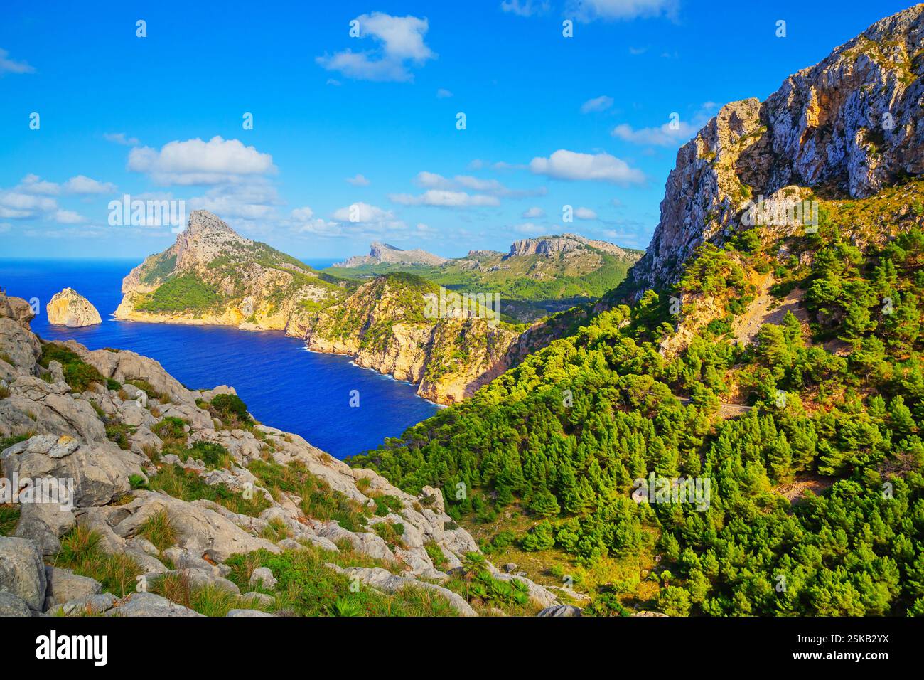cap Formentor, Majorque, Îles Baléares, Espagne Banque D'Images