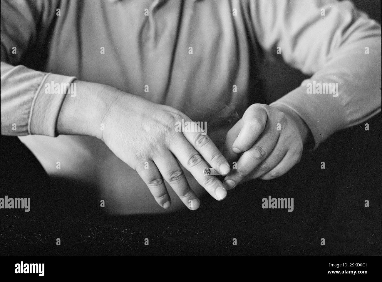--- Händeö von Mikis Theodorakis, CA. 1968#Hands of Mikis Theodorakis, CA. 1968- RDB DE DUKAS Banque D'Images