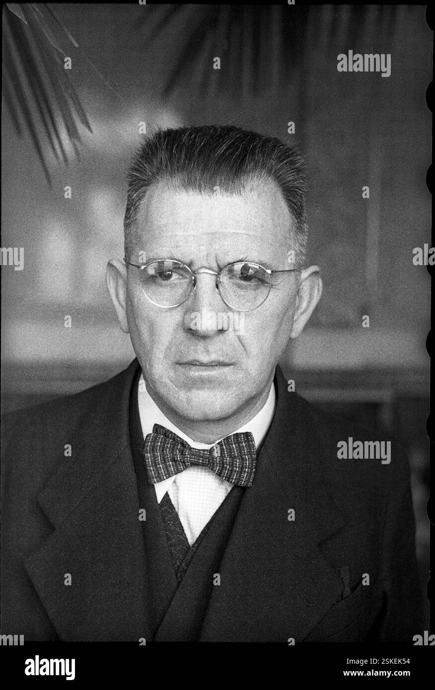 Präsident, Christlich sozialer Arbeiterverband-- Josef Scherrer, Nationalrat CA. 1950#Josef Scherrer, membre du Conseil national CA. 1950- RDB BY DUKAS Banque D'Images