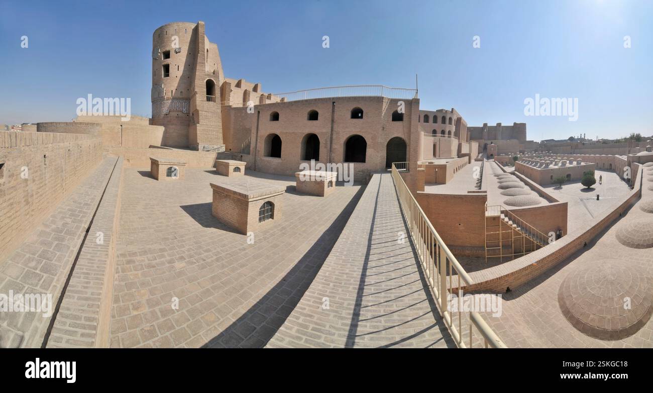 Le Qala Ikhtyaruddin ou Citadelle de Hérat fort situé dans le centre de Hérat en Afghanistan Banque D'Images