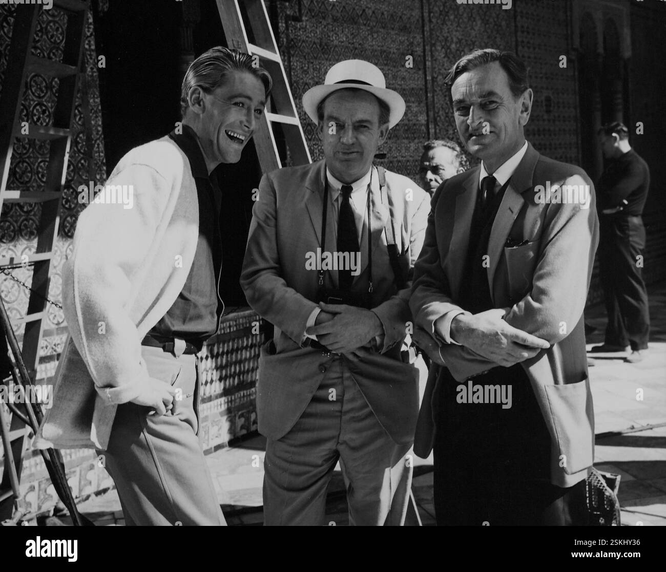 --- Peter O'Toole, Arthur Kennedy, David Lean während Dreharbeiten zum film 'Lawrence d'Arabie' 1962 #Peter O'Toole, Arthur Kennedy, David Lean sur le plateau du film 'Lawrence d'Arabie' 1962 Banque D'Images