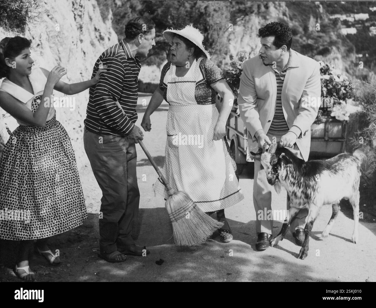 --- Johanna von Koczian, Hans Söhnker, Annie Rosar, Mario Lanza dans 'Serenade einer grossen Liebe'#Johanna von Koczian, Hans Söhnker, Annie Rosar, Mario Lanza dans 'Serenade einer grossen Liebe' Banque D'Images