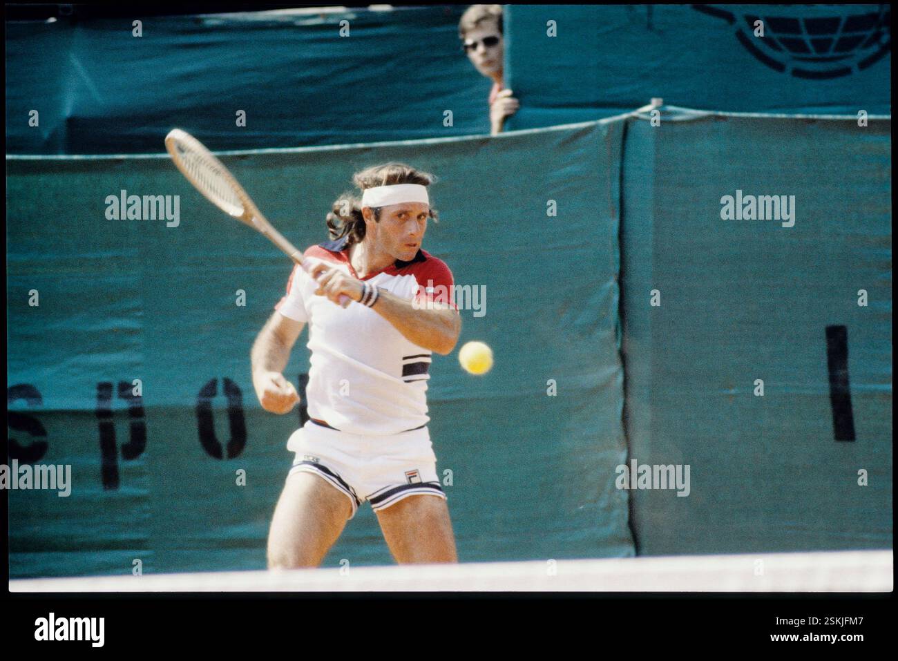 --- Swiss Open 1978 : Guillermo Vilas#Swiss Open 1978 : Guillermo Vilas Banque D'Images