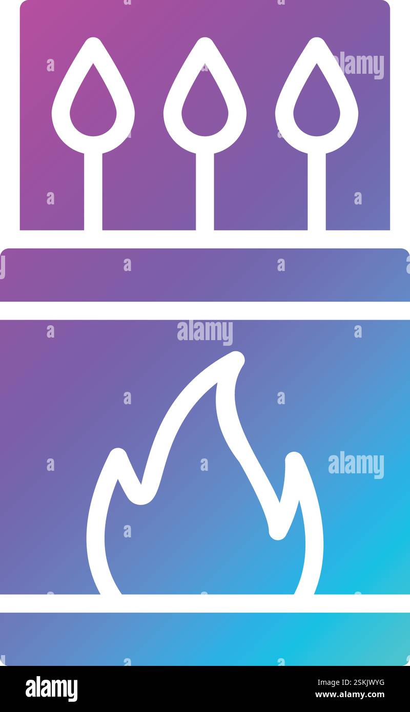 Correspond à l'illustration de conception d'icône vectorielle Illustration de Vecteur