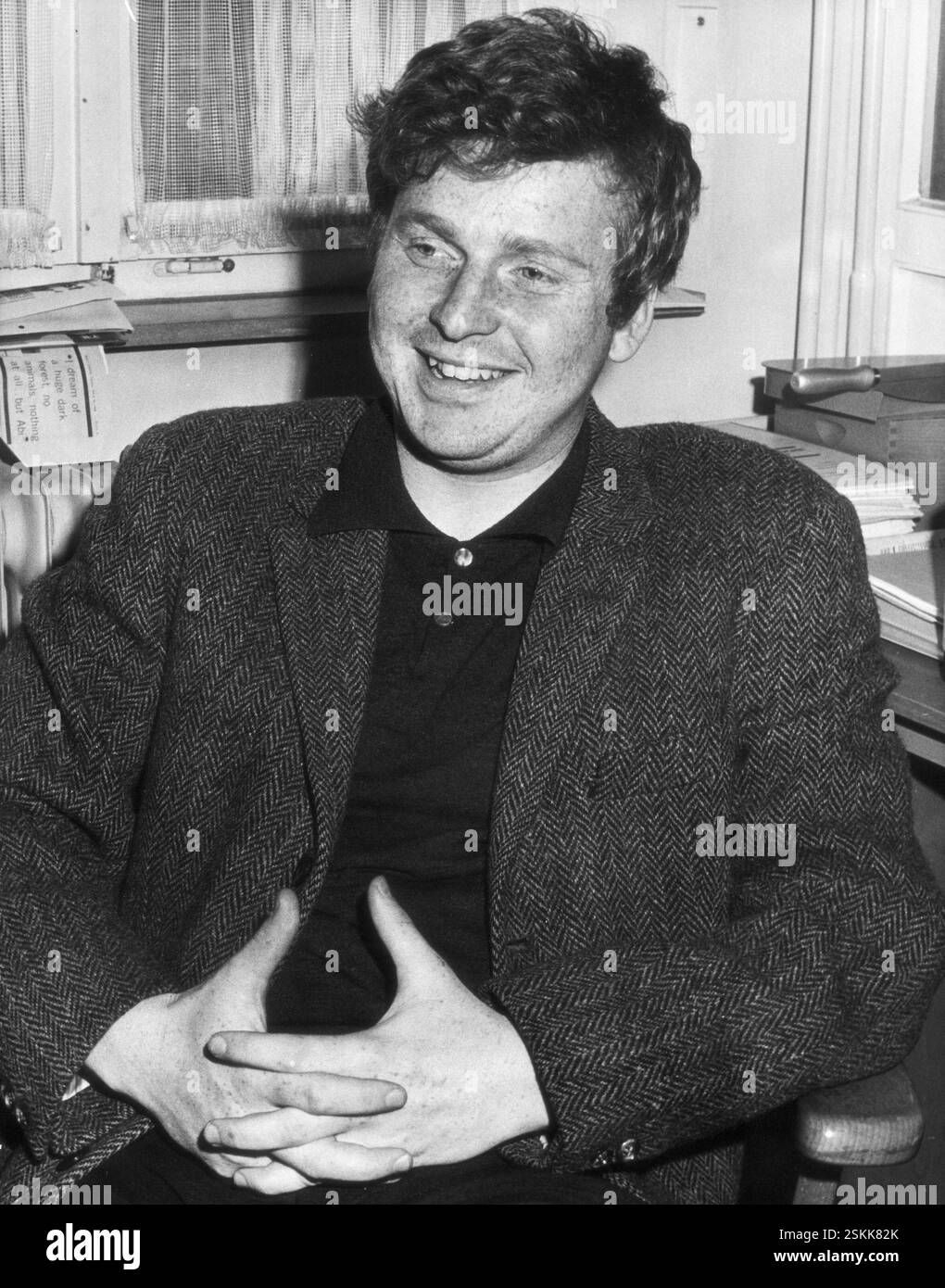 --- Daniel Cohn-Bendit auf der Redaktion vom Blick 1968#Daniel Cohn-Bendit dans la rédaction de Blick 1968 Banque D'Images