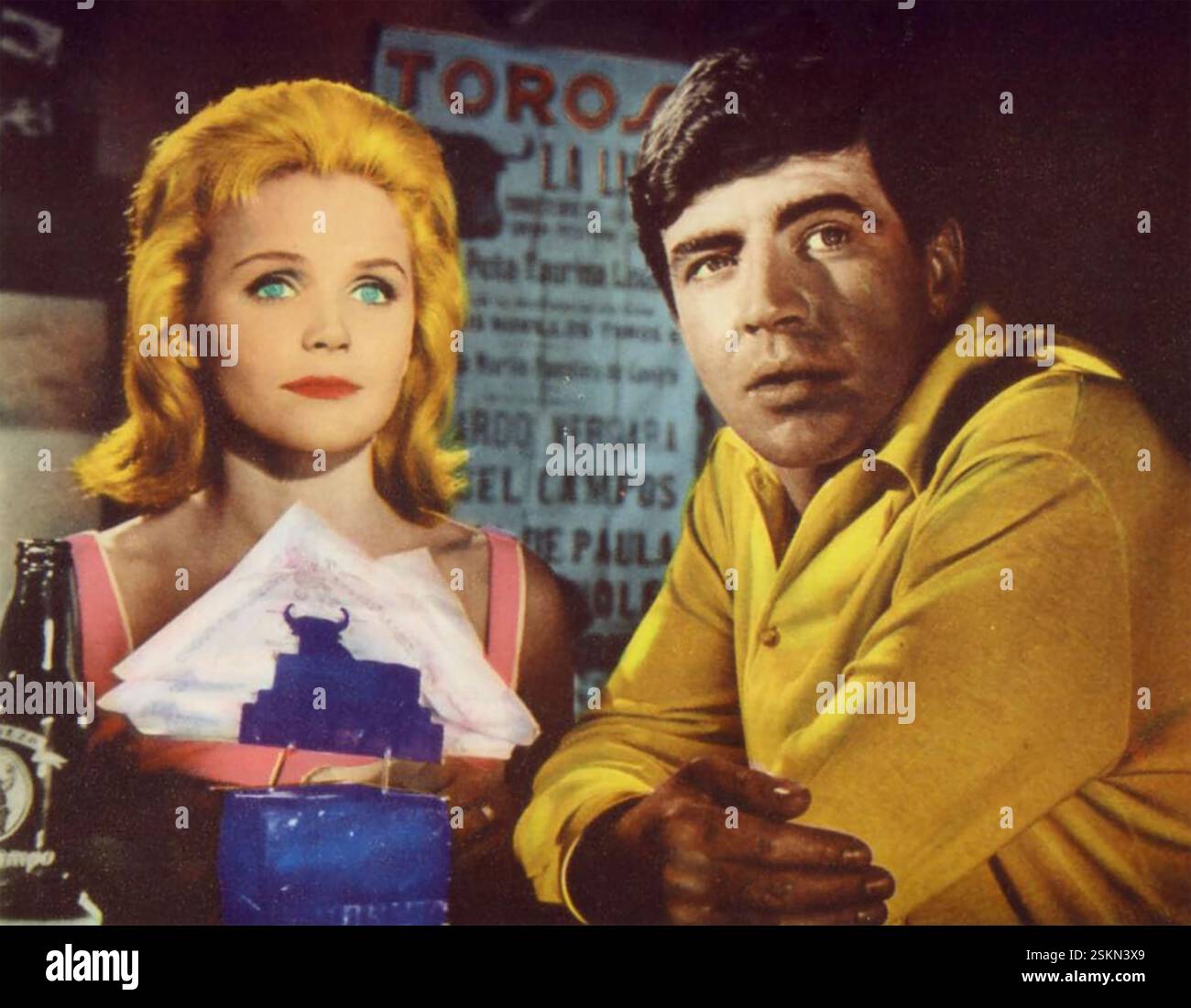 THE RUNNING MAN 1963 Columbia Pictures film avec Lee Remick et Alan Bates Banque D'Images