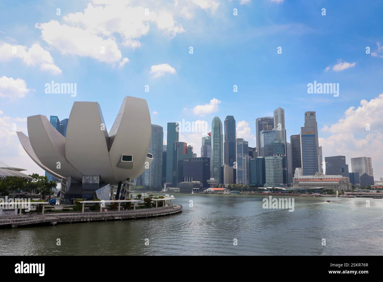 Sciences de l'Art Museum, Marina Bay, Singapour Banque D'Images