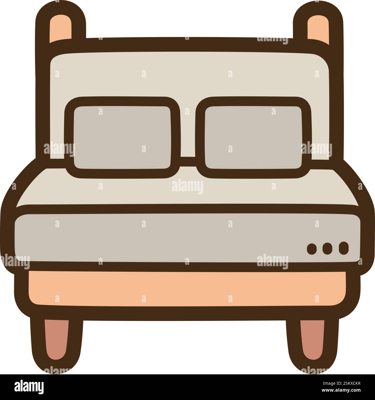 Illustration et graphique de doodle vecteur de chambre à coucher. Fait partie de la catégorie maison et intérieur. Illustration de Vecteur