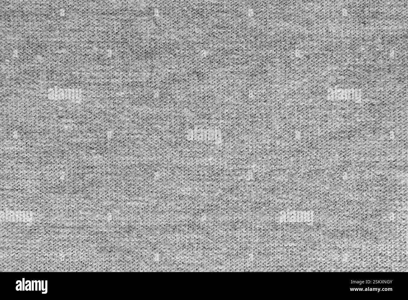 Gris naturel coton mélangé mélange tissu motif de texture de fond, grand gris détaillé horizontal texturé textile mélangé Swatch Macro gros plan Banque D'Images