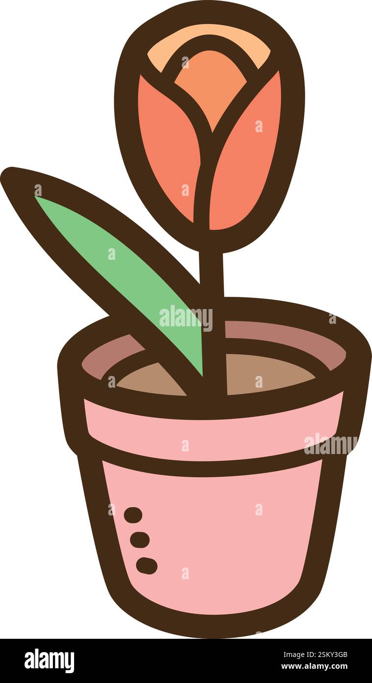 Illustration et graphique de doodle vecteur de jardin. Fait partie de la catégorie maison et intérieur. Illustration de Vecteur