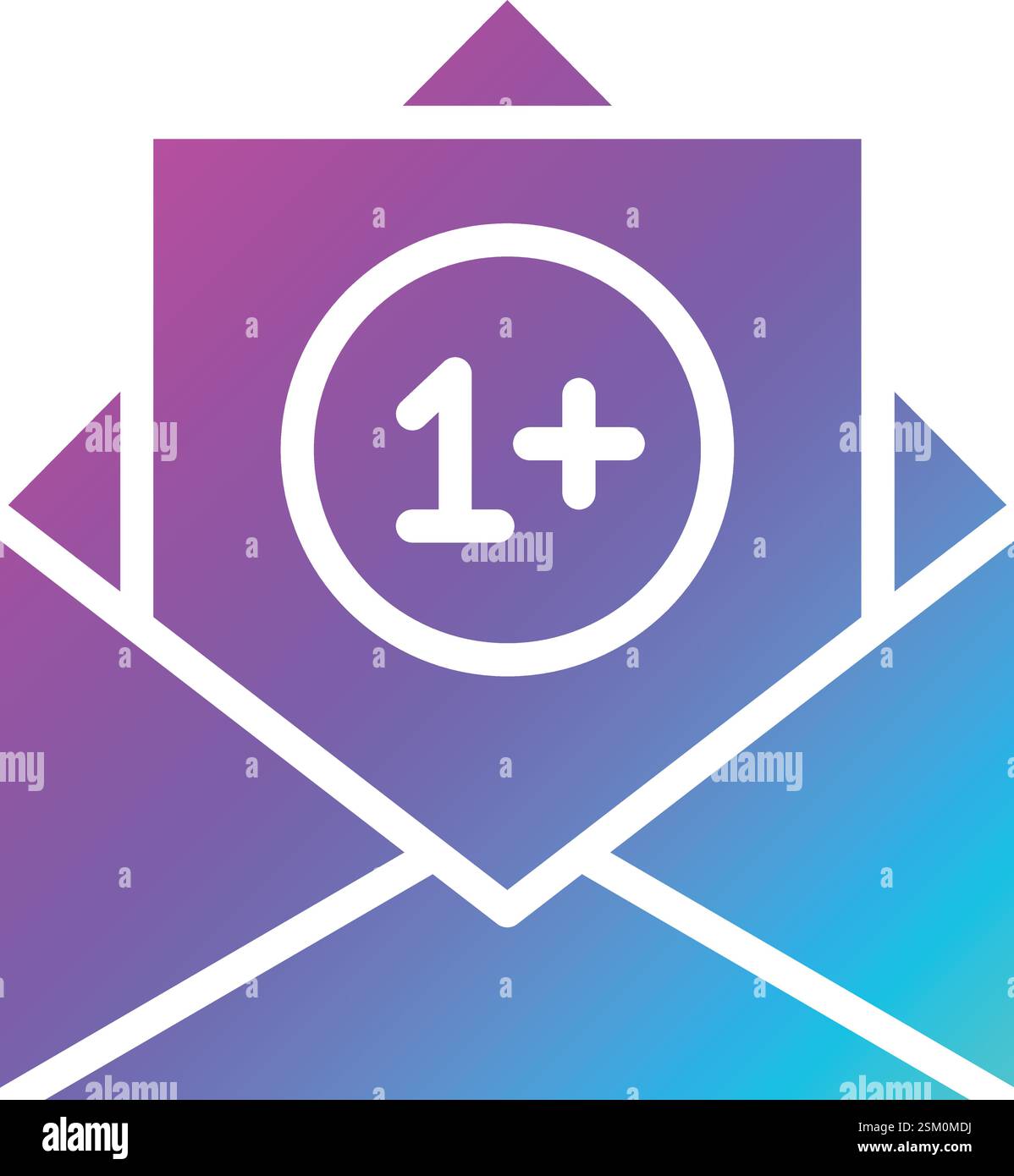 Illustration de conception d'icône vectorielle non lue Illustration de Vecteur