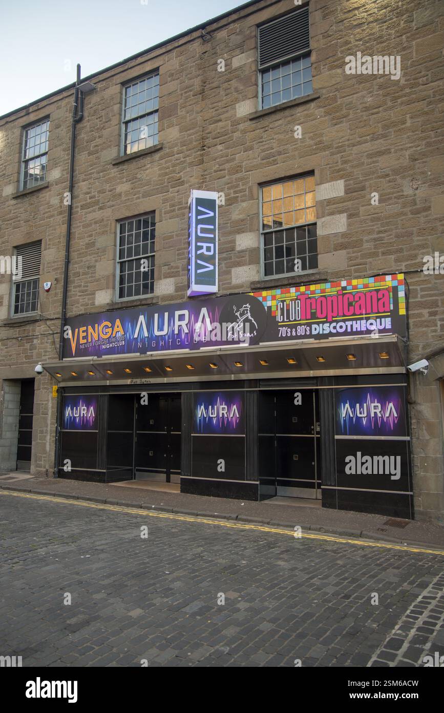 Aura Dundee, discothèque aura à Dundee, Écosse, Royaume-Uni ; Venga Banque D'Images