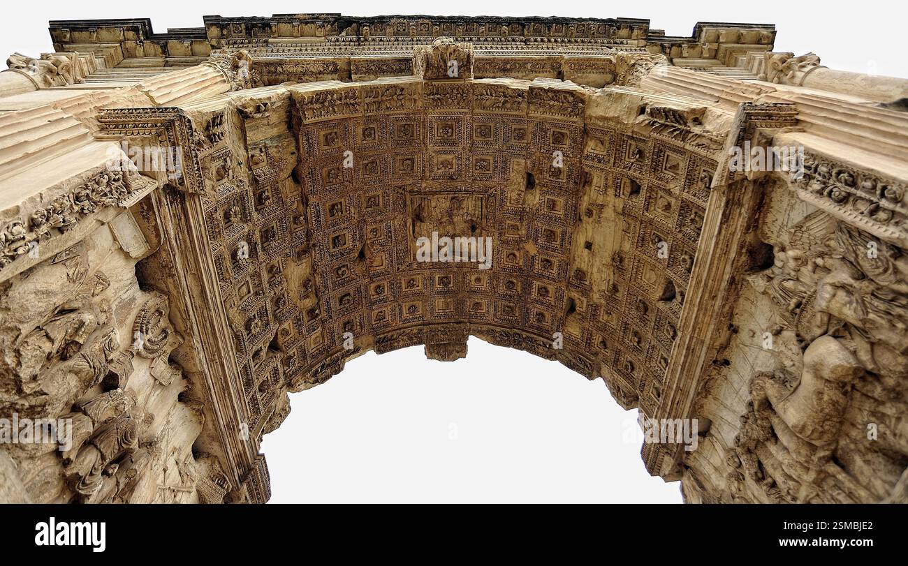 Une photo des monuments de la colline Palatine Banque D'Images