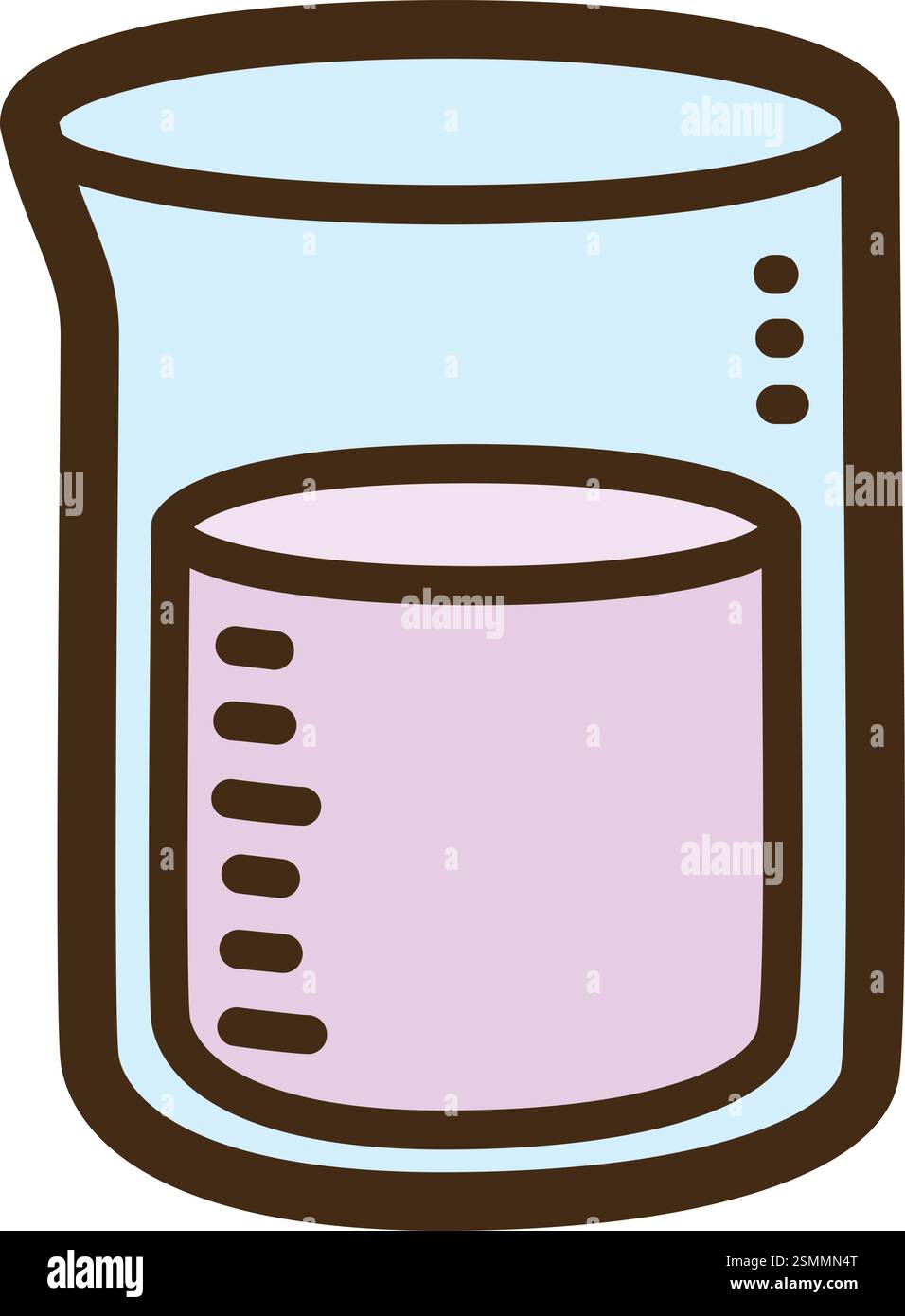 Illustration et graphique de doodle vectoriel de bécher. Fait partie de la catégorie laboratoire. Illustration de Vecteur