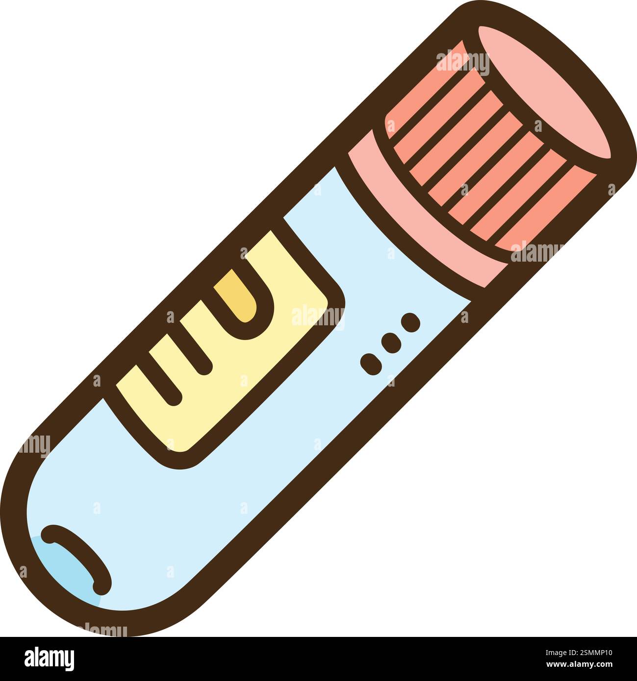 Illustration et graphique de doodle vectoriel de tube d'échantillon. Fait partie de la catégorie laboratoire. Illustration de Vecteur