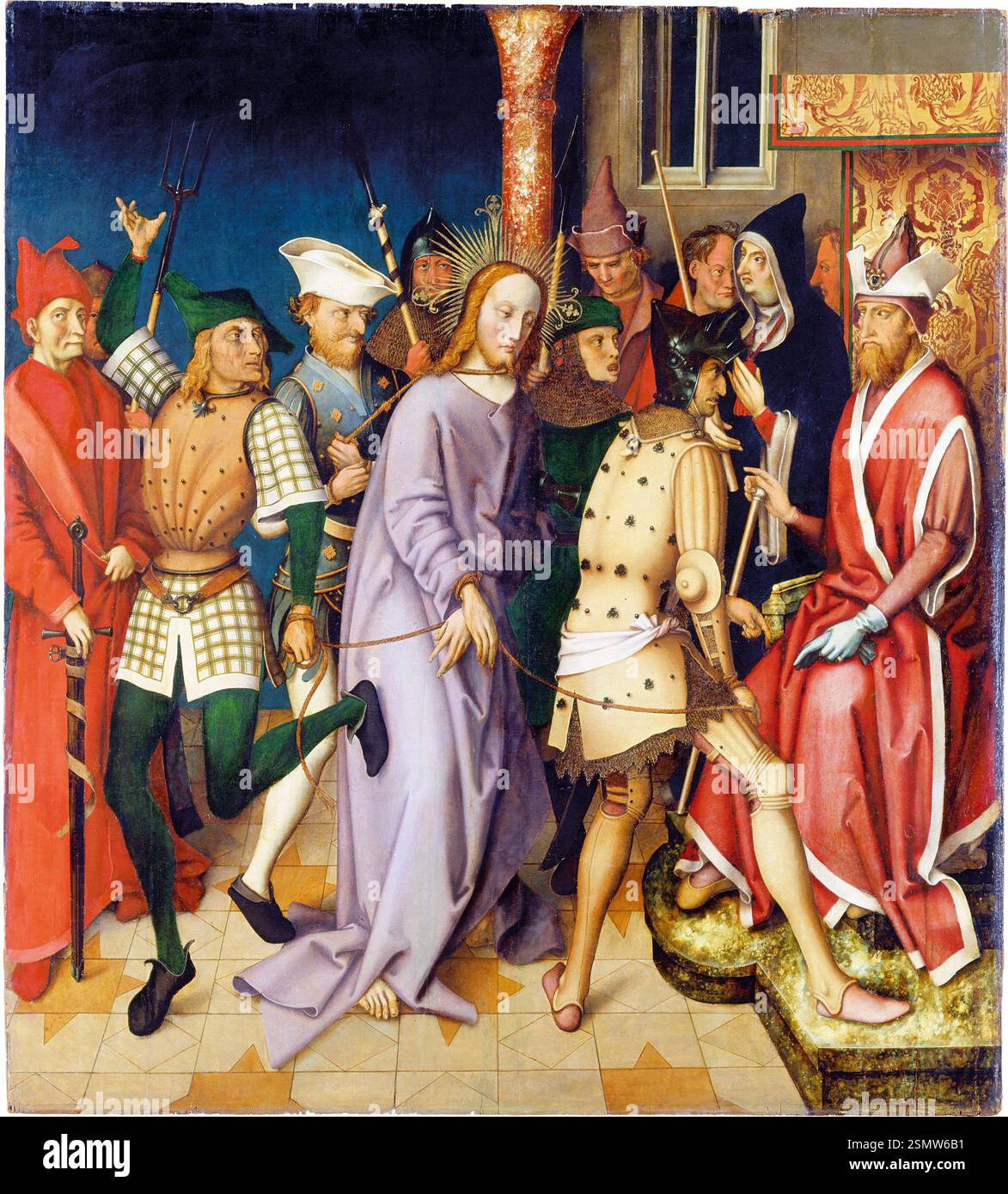 Holbein l'ancien, Hans - Portrayal biblique · narration historique · la passion · la force · Jésus Christ · Ponce Pilate · Jérusalem · Banque D'Images