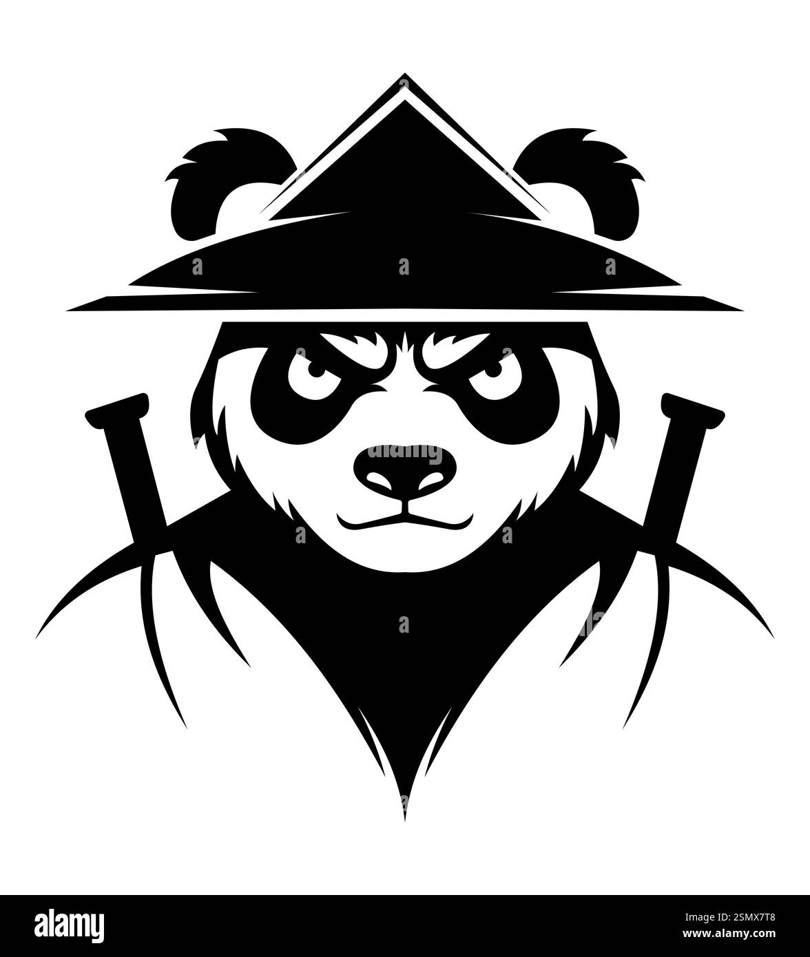logo panda bear créatif et original pour votre entreprise ou illustration vectorielle logotype d'entreprise isolé sur fond blanc Banque D'Images logo panda bear créatif et original pour votre entreprise ou illustration vectorielle logotype d'entreprise isolé sur fond blanc Banque D'Images