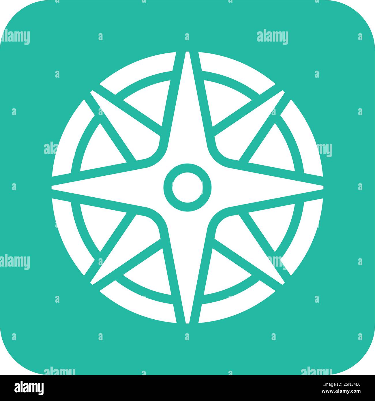 Illustration de conception d'icône de vecteur cardinal Illustration de Vecteur