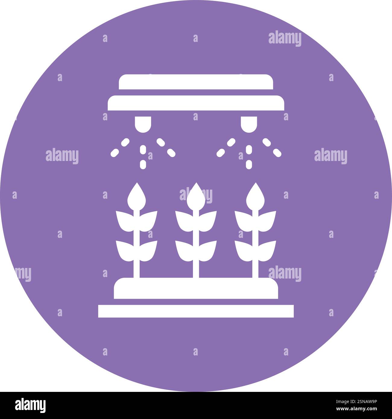 Illustration de conception d'icône vectorielle d'arroseur Illustration de Vecteur