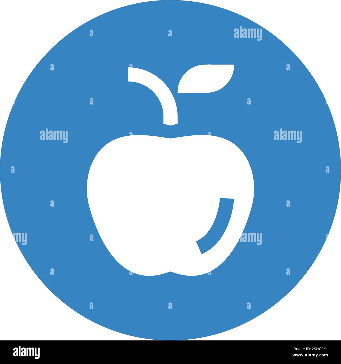 Illustration de conception d'icône de vecteur Apple Illustration de Vecteur