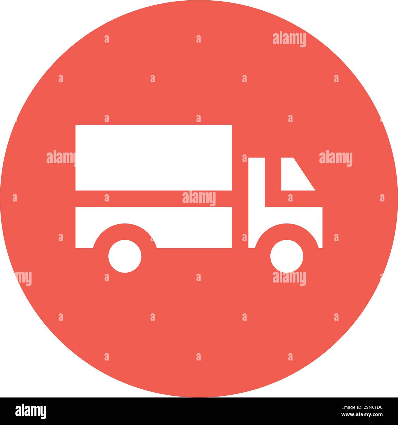 Illustration de conception d'icône de vecteur de camion de livraison Illustration de Vecteur