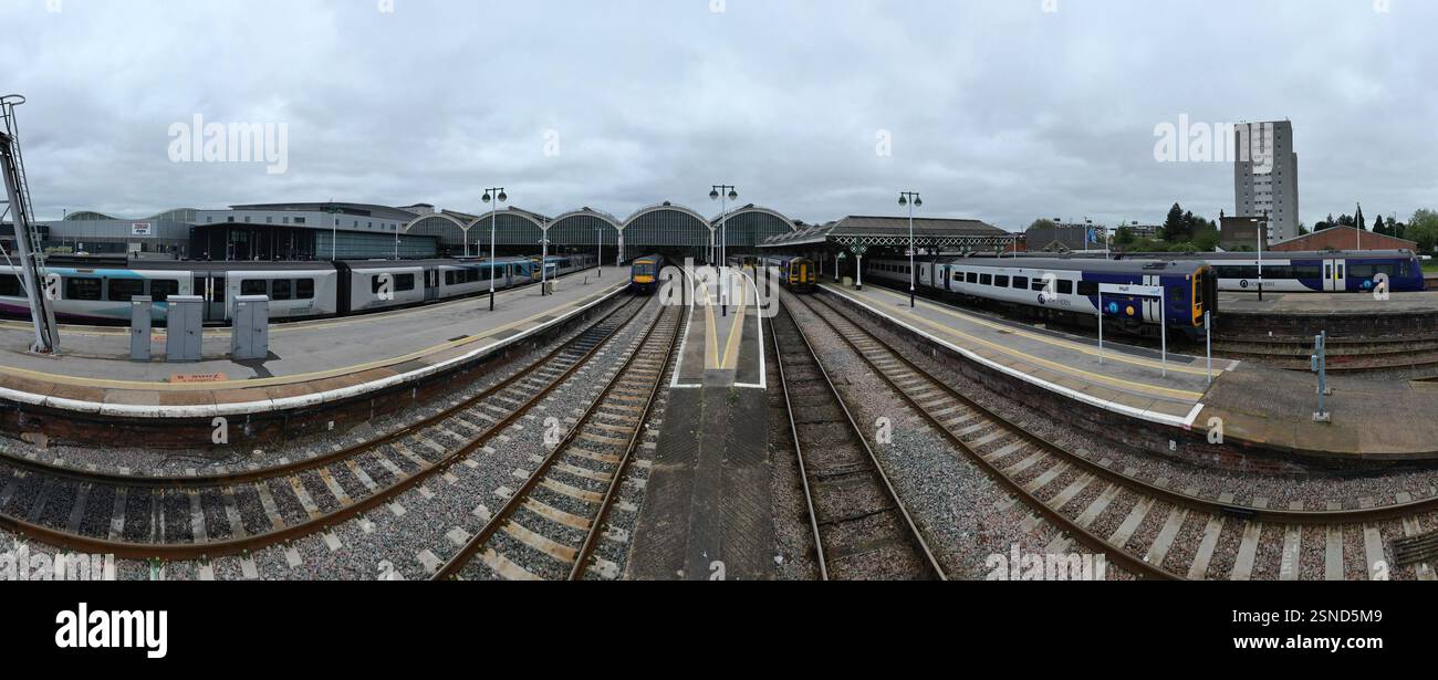 Gare Paragon, échangeur de Hull, Hub de transport, Ferensway, Kingston upon Hull Banque D'Images