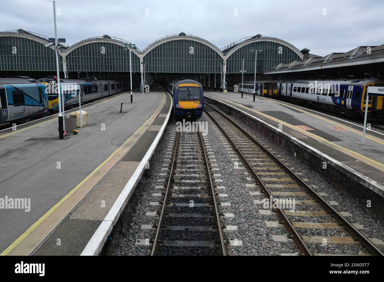 Gare Paragon, échangeur de Hull, Hub de transport, Ferensway, Kingston upon Hull Banque D'Images