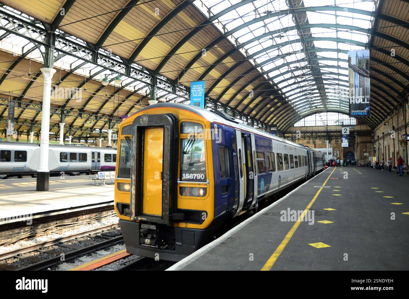 Gare Paragon, échangeur de Hull, Hub de transport, Ferensway, Kingston upon Hull Banque D'Images