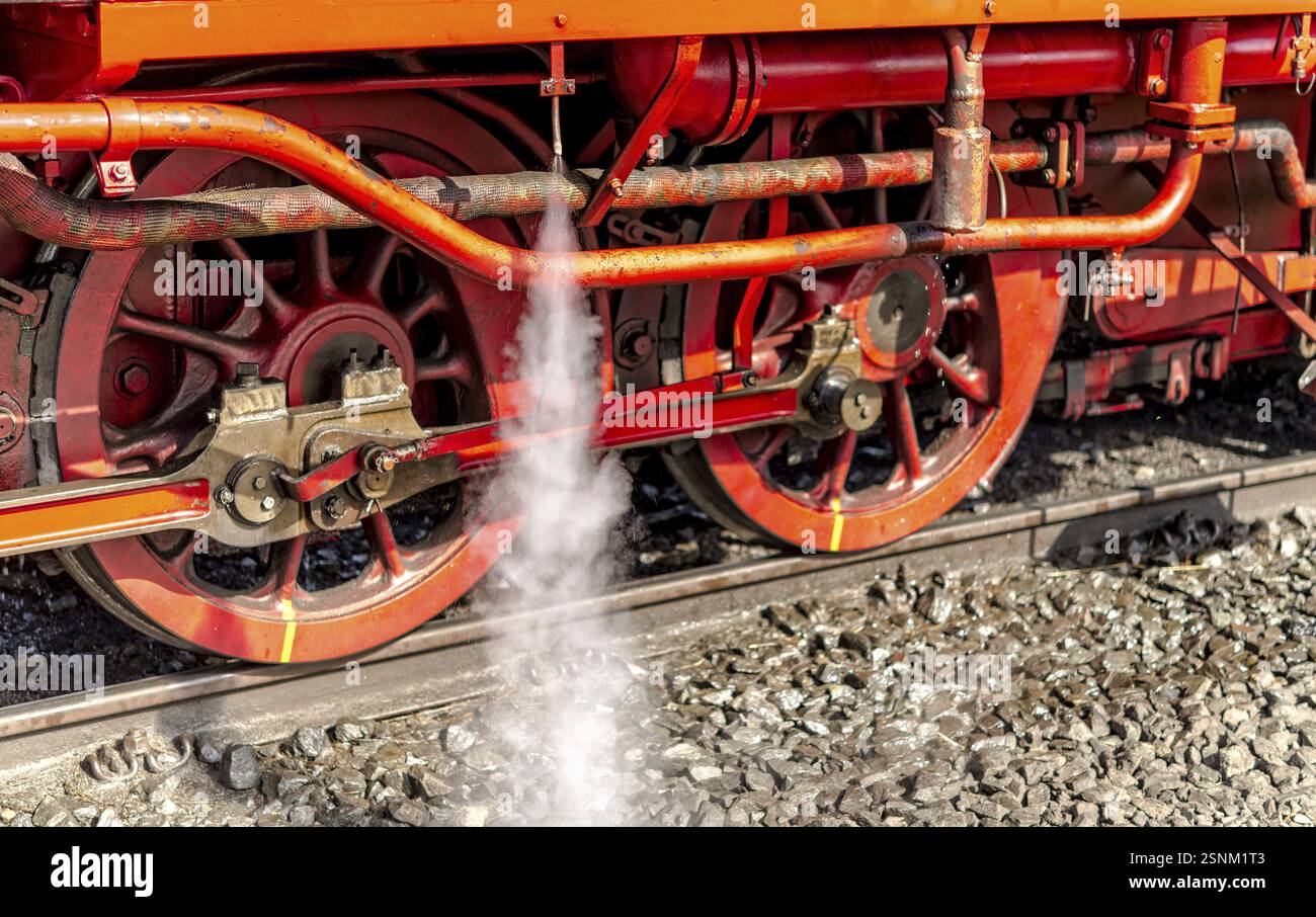 Locomotive à vapeur Banque D'Images