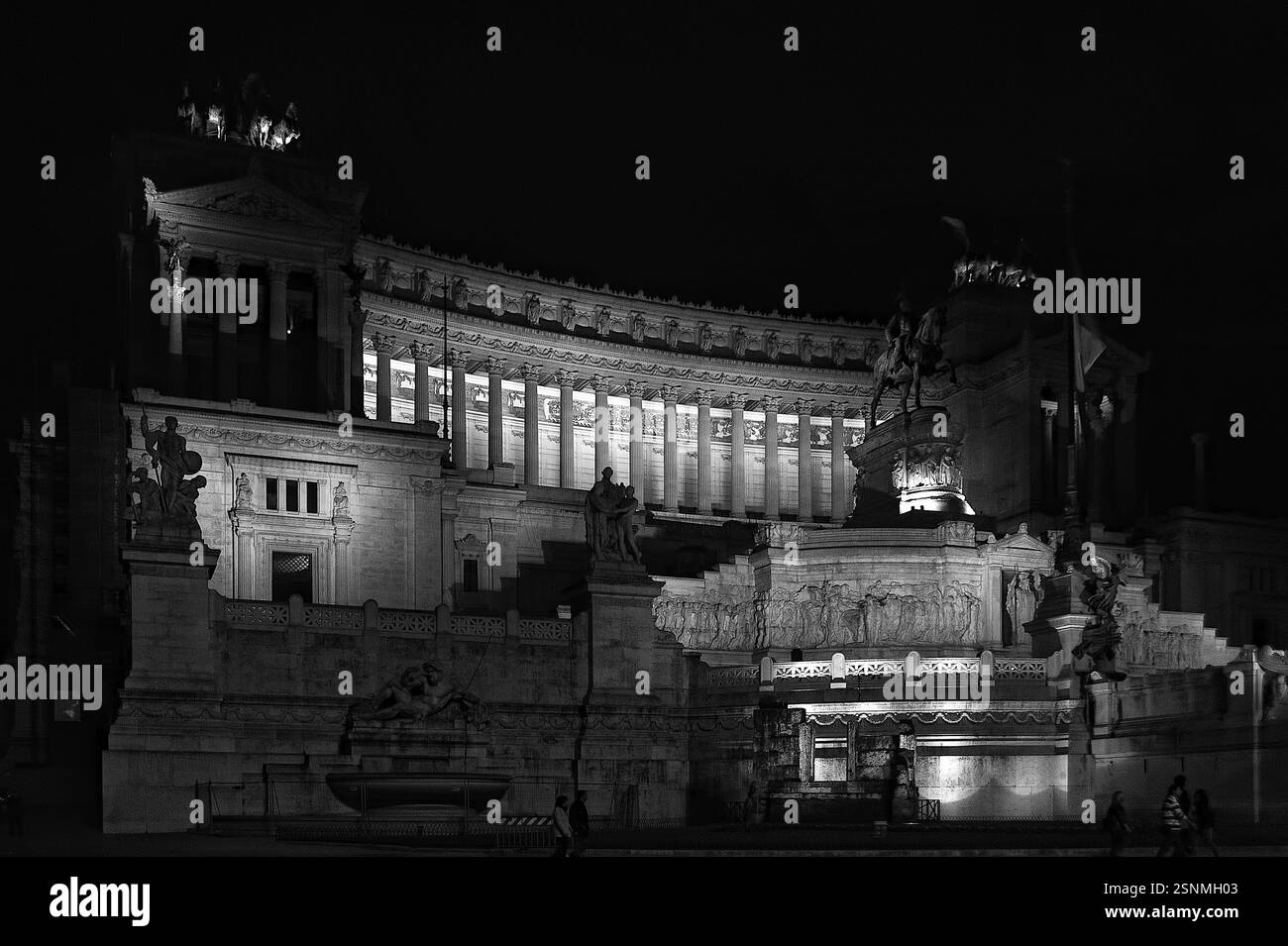 Une image de l'autel de la patrie à Rome Banque D'Images