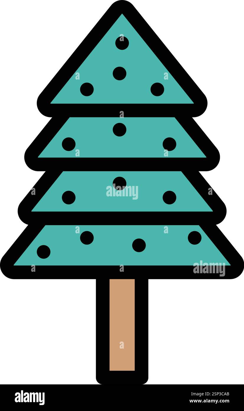 Illustration de conception d'icône de vecteur d'arbre de pin Illustration de Vecteur Illustration de conception d'icône de vecteur d'arbre de pin Illustration de Vecteur