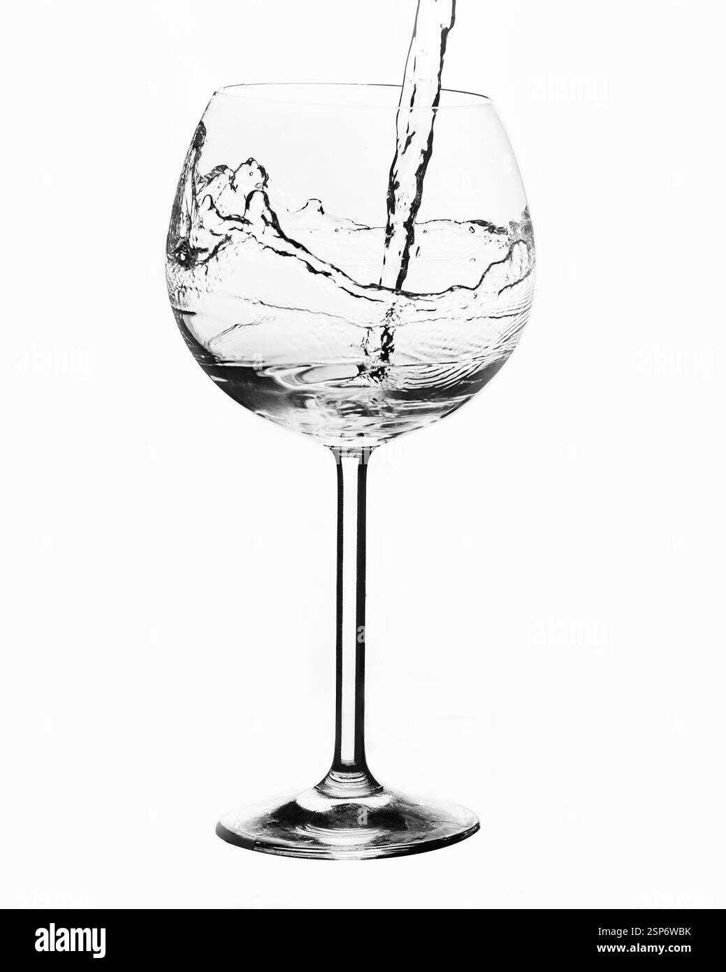 Verre transparent à l'eau Banque D'Images