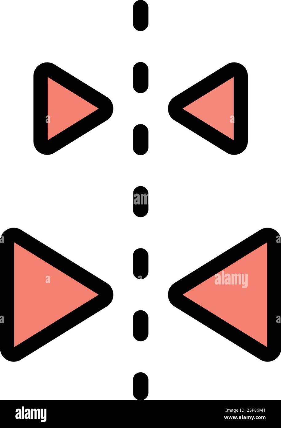 Image miroir icône vectorielle illustration de conception Illustration de Vecteur