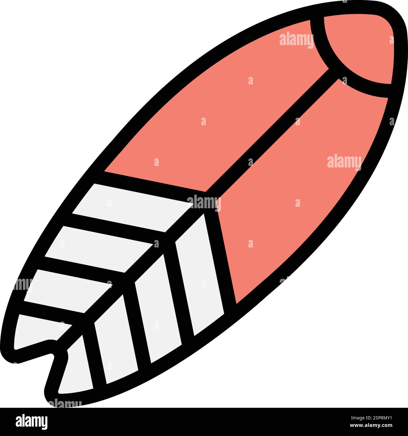 Illustration de conception d'icône de vecteur de planche de surf Illustration de Vecteur