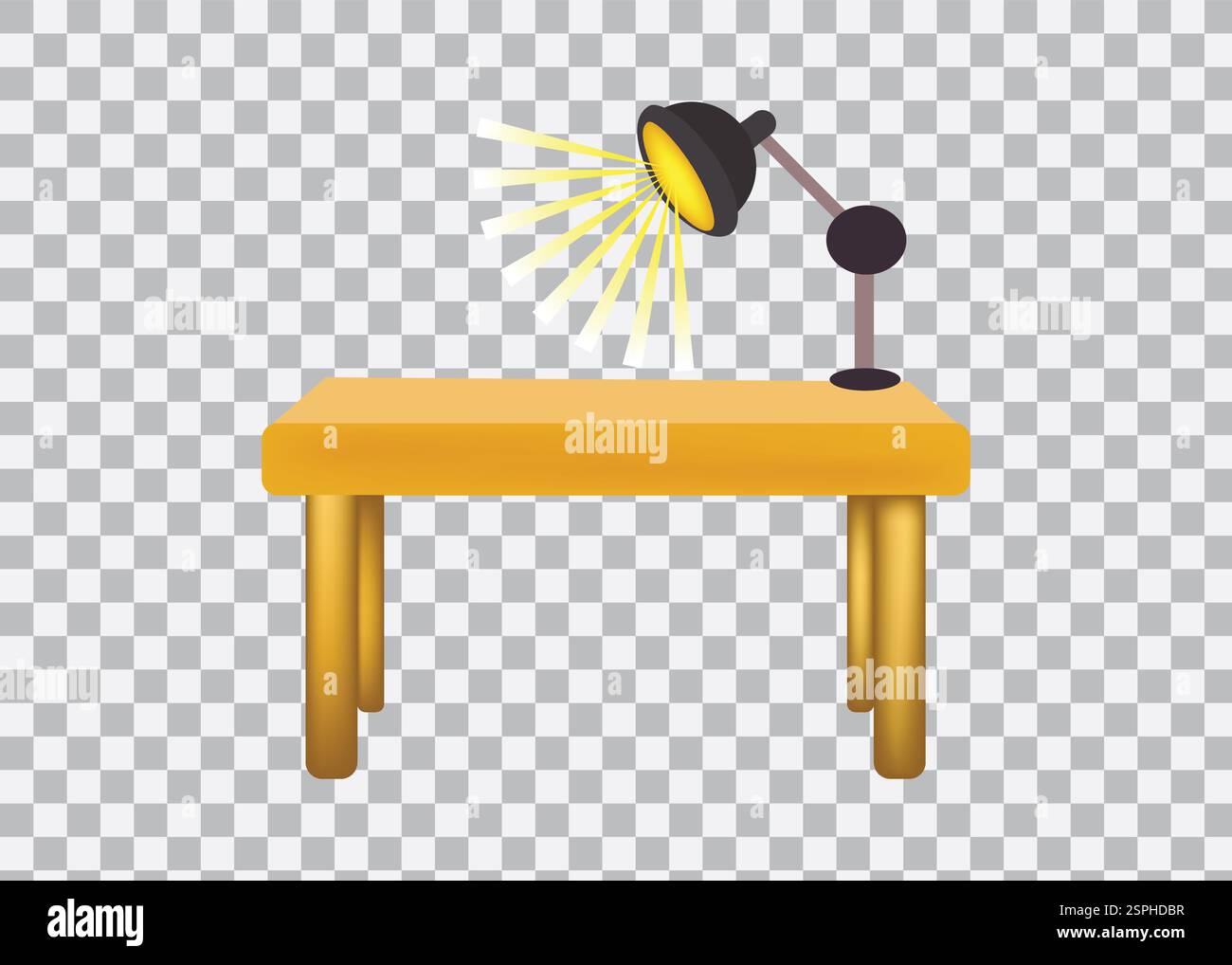 design des arts de la table et de la lumière Illustration de Vecteur