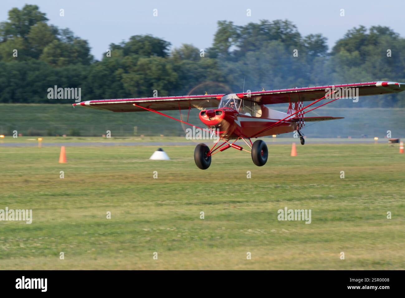 Voyage sentimental à Cub Haven, Piper Fly In à Lock Haven, PA Banque D'Images