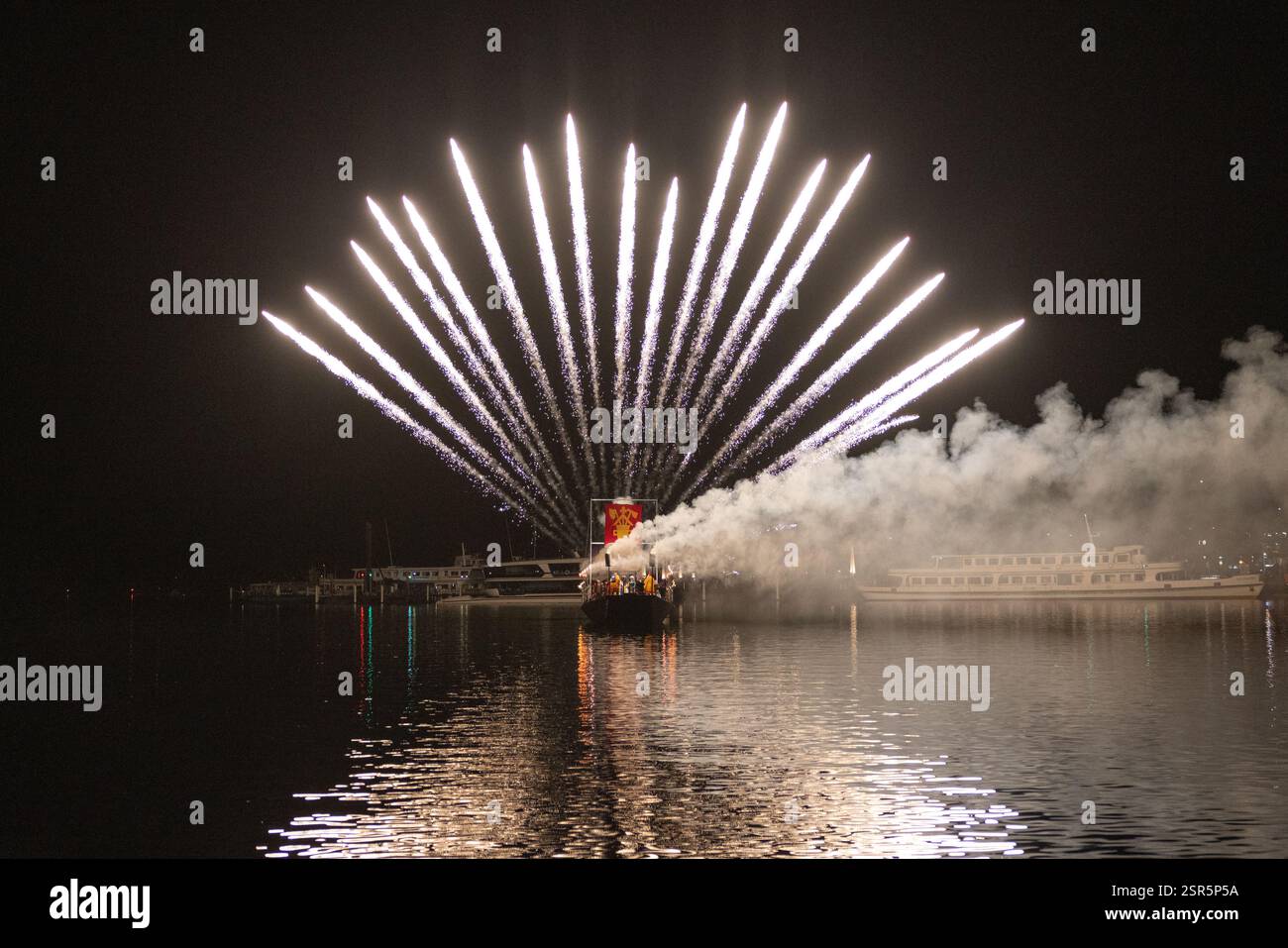 Big Bang Fasnacht Lucerne, ouverture de la saison du carnaval, Suisse Banque D'Images