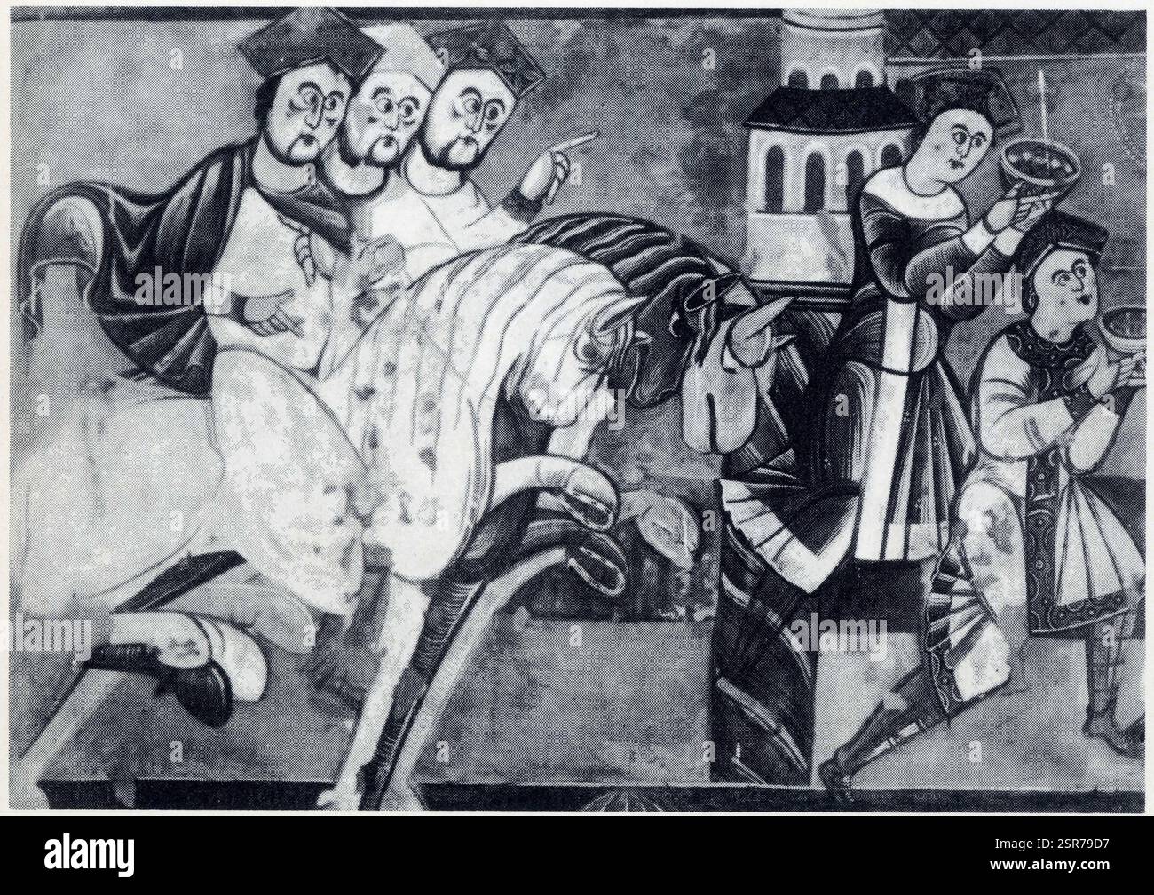 Les rois mages, Nohant-Vicq, Indre, France Banque D'Images