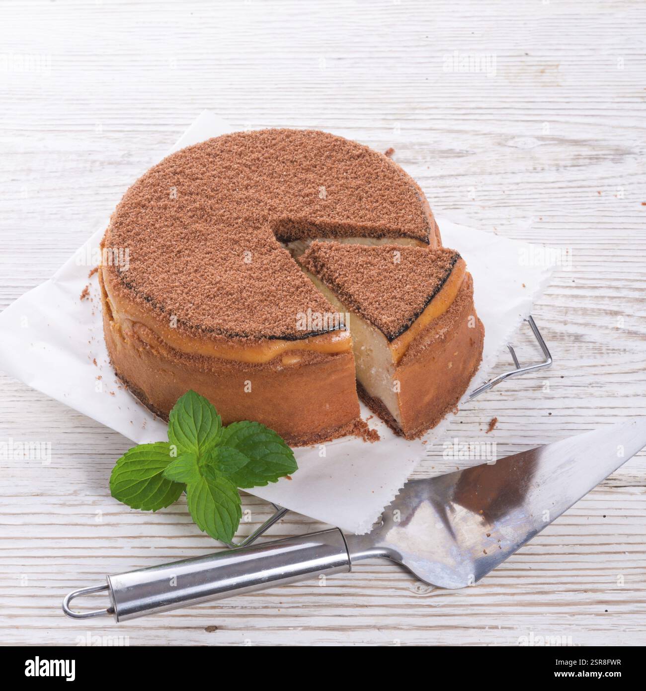 Gâteau au fromage Banque D'Images