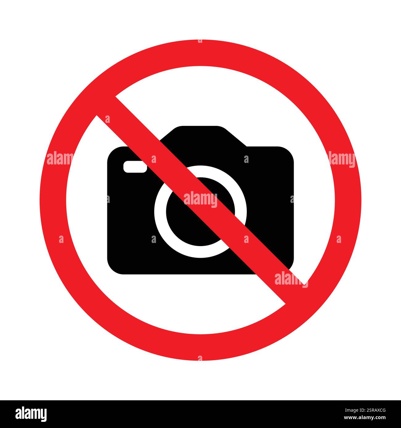 Images vectorielles d'icônes interdites par caméras. Aucune photographie de collection de logo d'icône interdite. Illustration de Vecteur