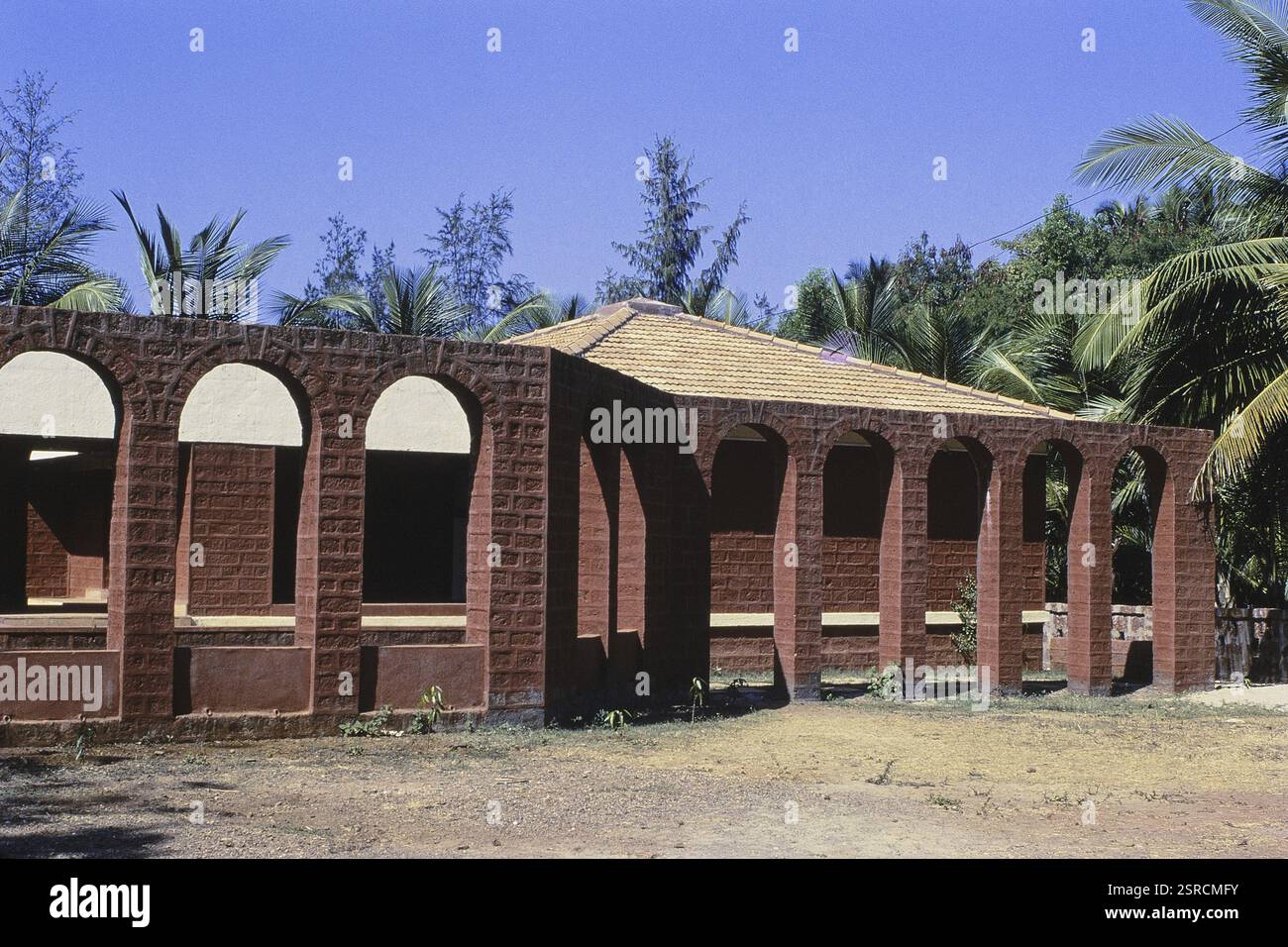 Poète Keshavsut Marathi Memorial, Malgund, Ratnagiri, Maharashtra, Inde, Asie Banque D'Images
