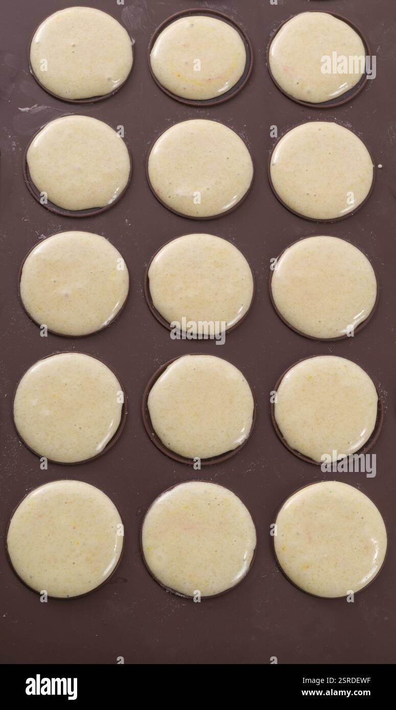 Ingrédients Macaron Banque D'Images