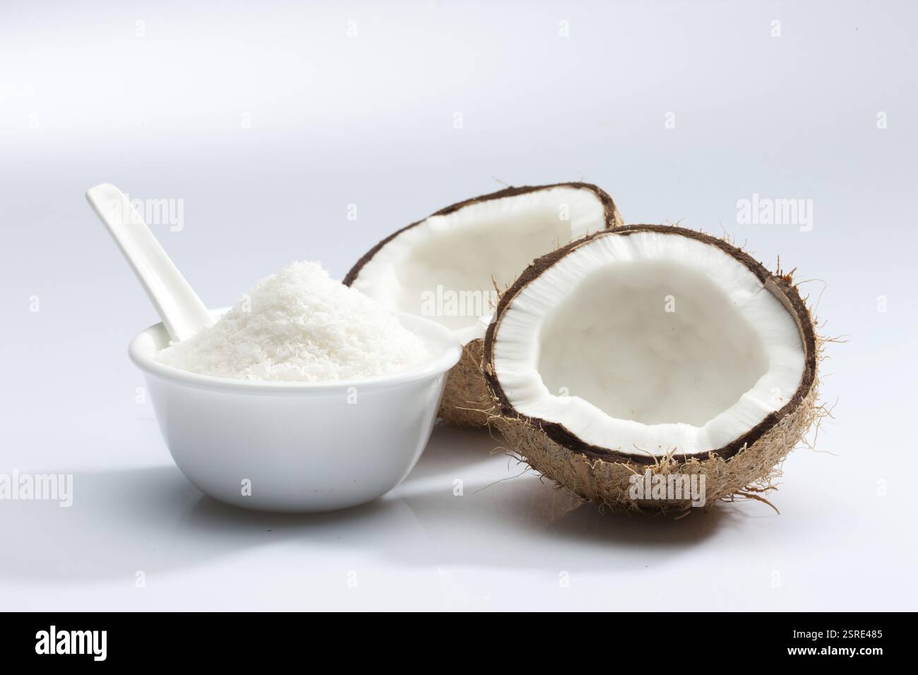 Viande de noix de coco Banque D'Images